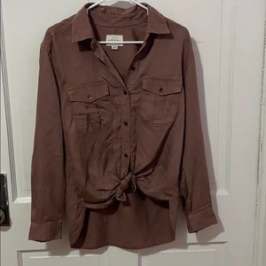 American Eagle button up blouse size small